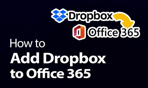 add dropbox to office